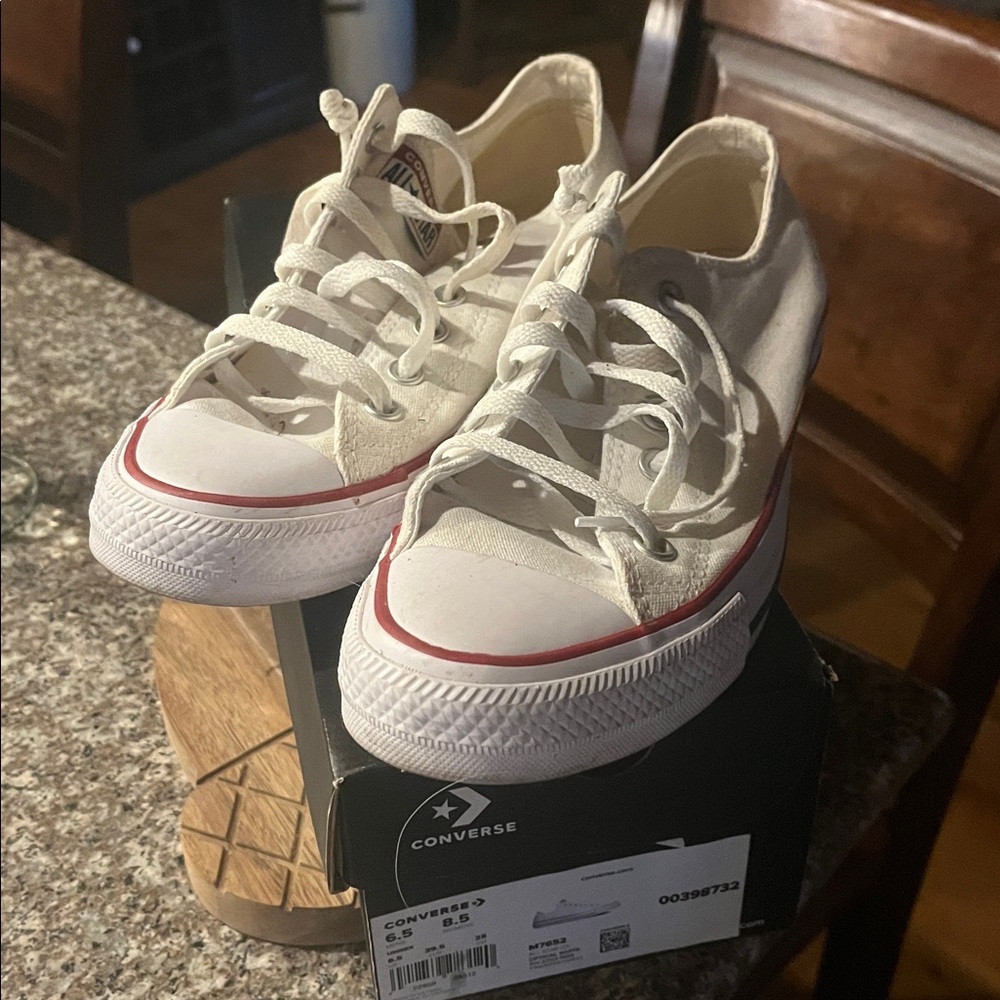 Converse Women's White Athletic Shoes
